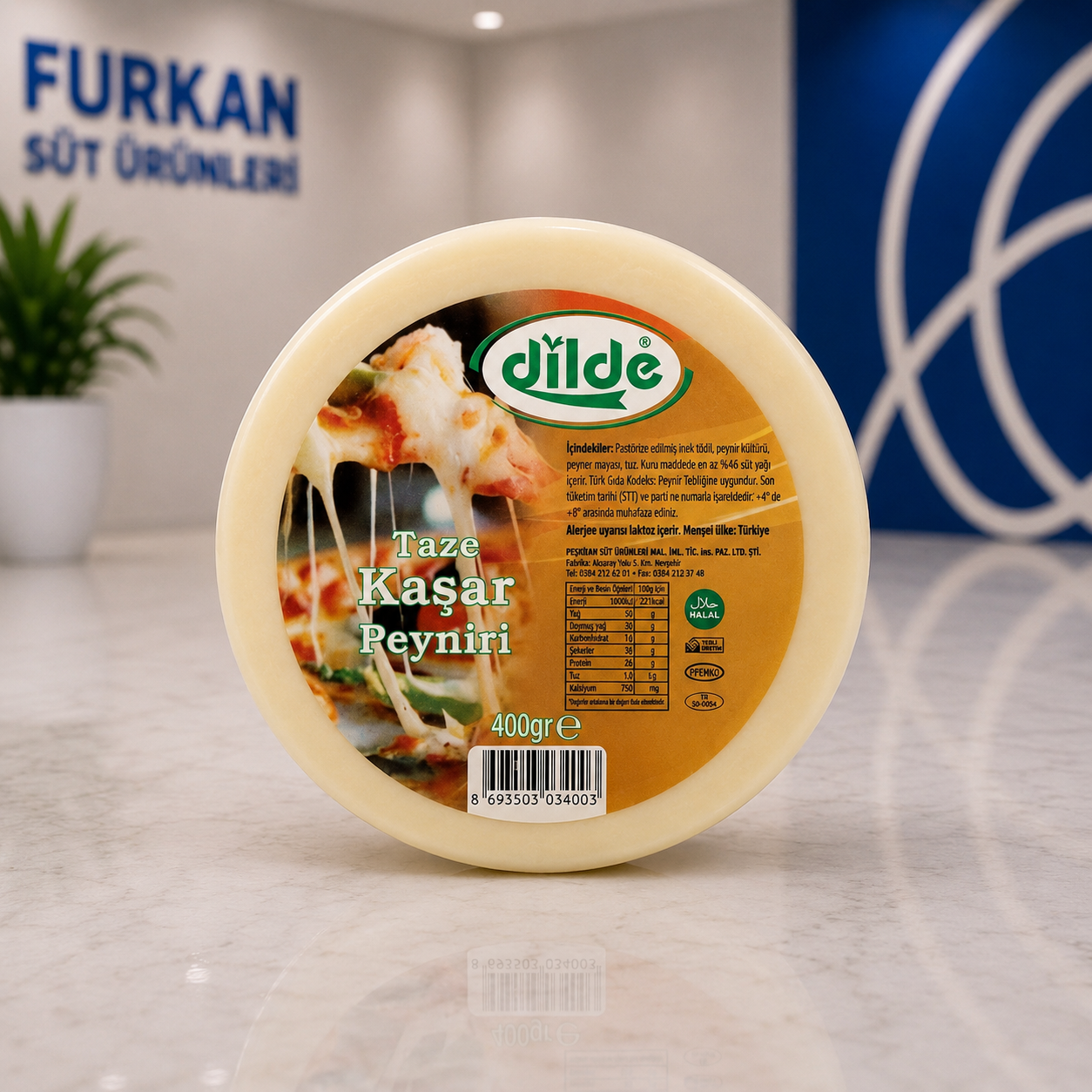Dilde Kaşar Peyniri (Yuvarlak)