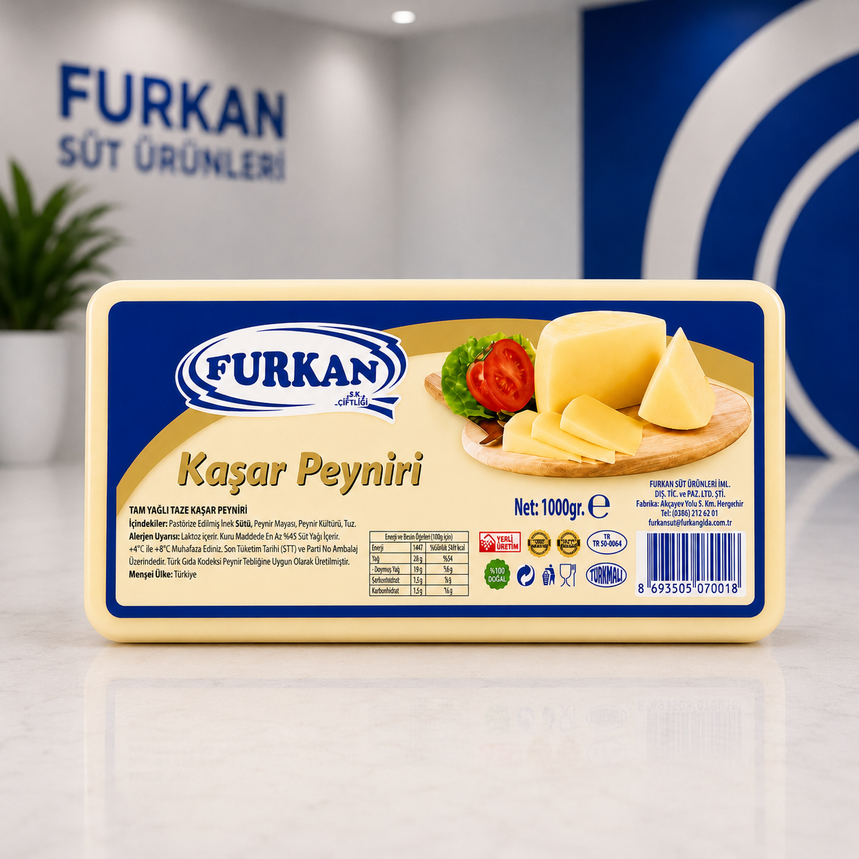Furkan Kaşar Peyniri (Blok)